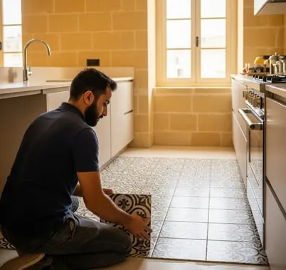 Bathroom tiling and plastering services in Malta