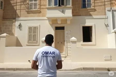Malta plastering services for residential properties.